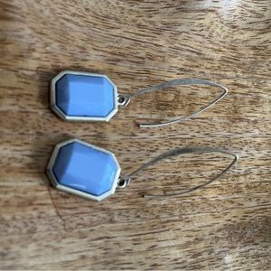 Light blue stone earrings